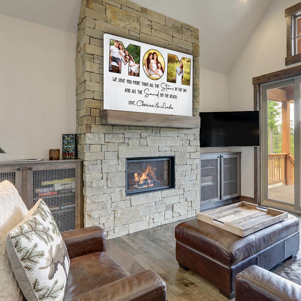 We Love You - Personalized Custom Photo Canvas