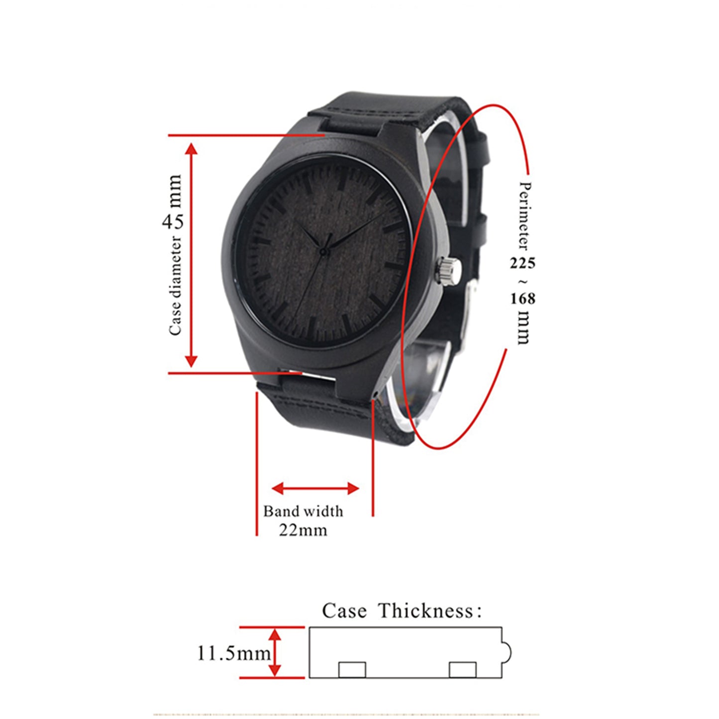 SON DAD - BE THE MAN I KNOW YOU CAN BE - WOOD WATCH