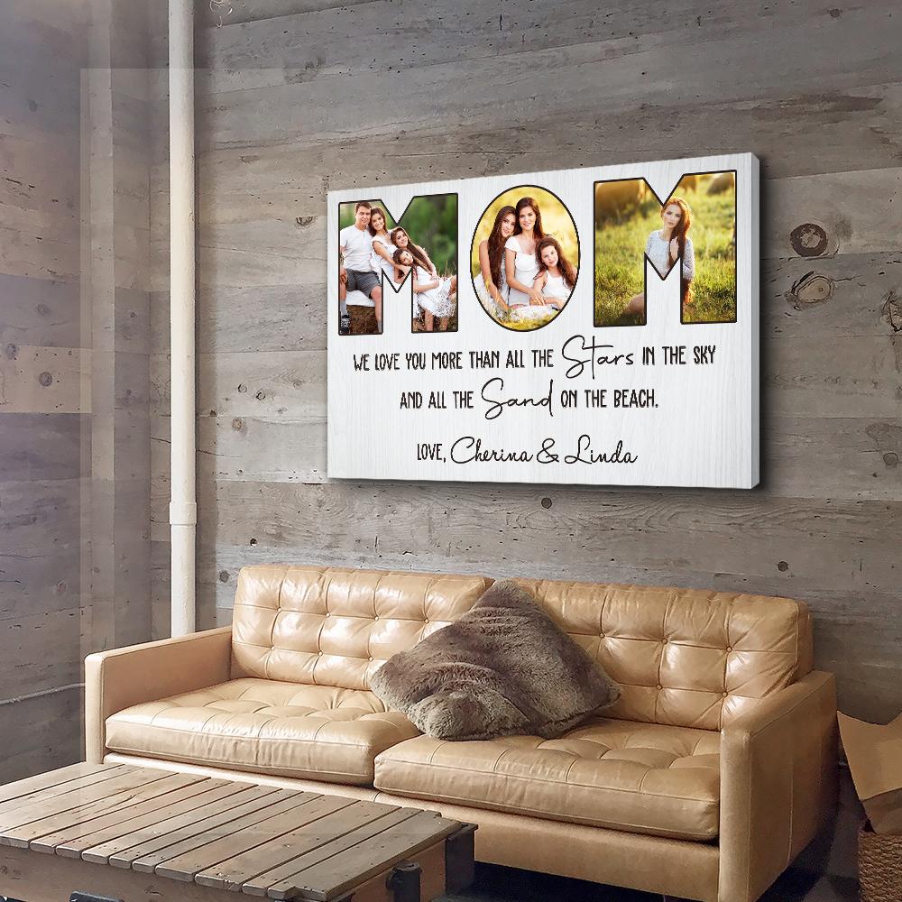 We Love You - Personalized Custom Photo Canvas