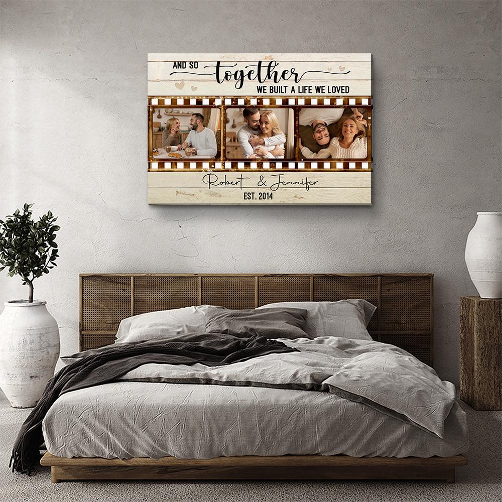 Together We Built - Personalized Custom Photo Canvas