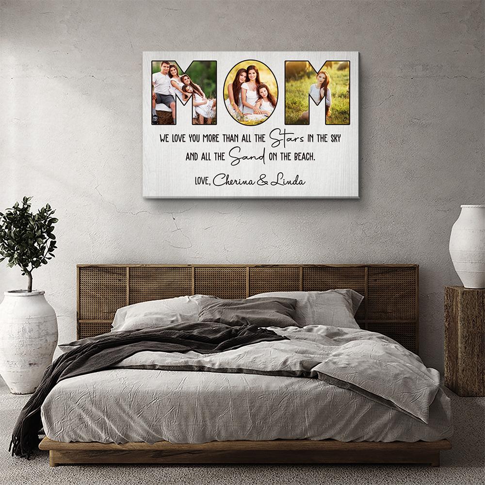 We Love You - Personalized Custom Photo Canvas