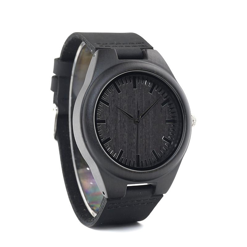 SON MUM - STAY STRONG - WOOD WATCH