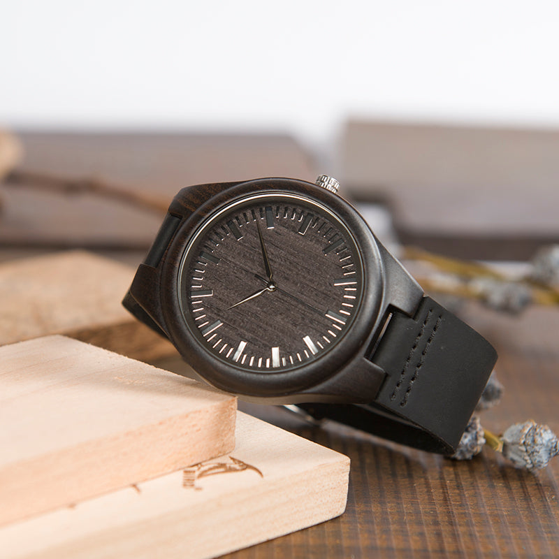 SON DAD - WILL ALWAYS HAVE YOUR BACK - WOOD WATCH