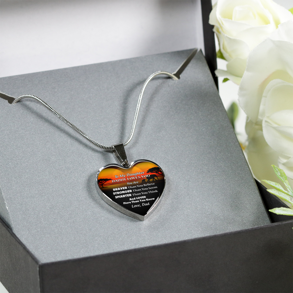 DAUGHTER FATHER - NECKLACE & BANGLE - SILVER VERSION