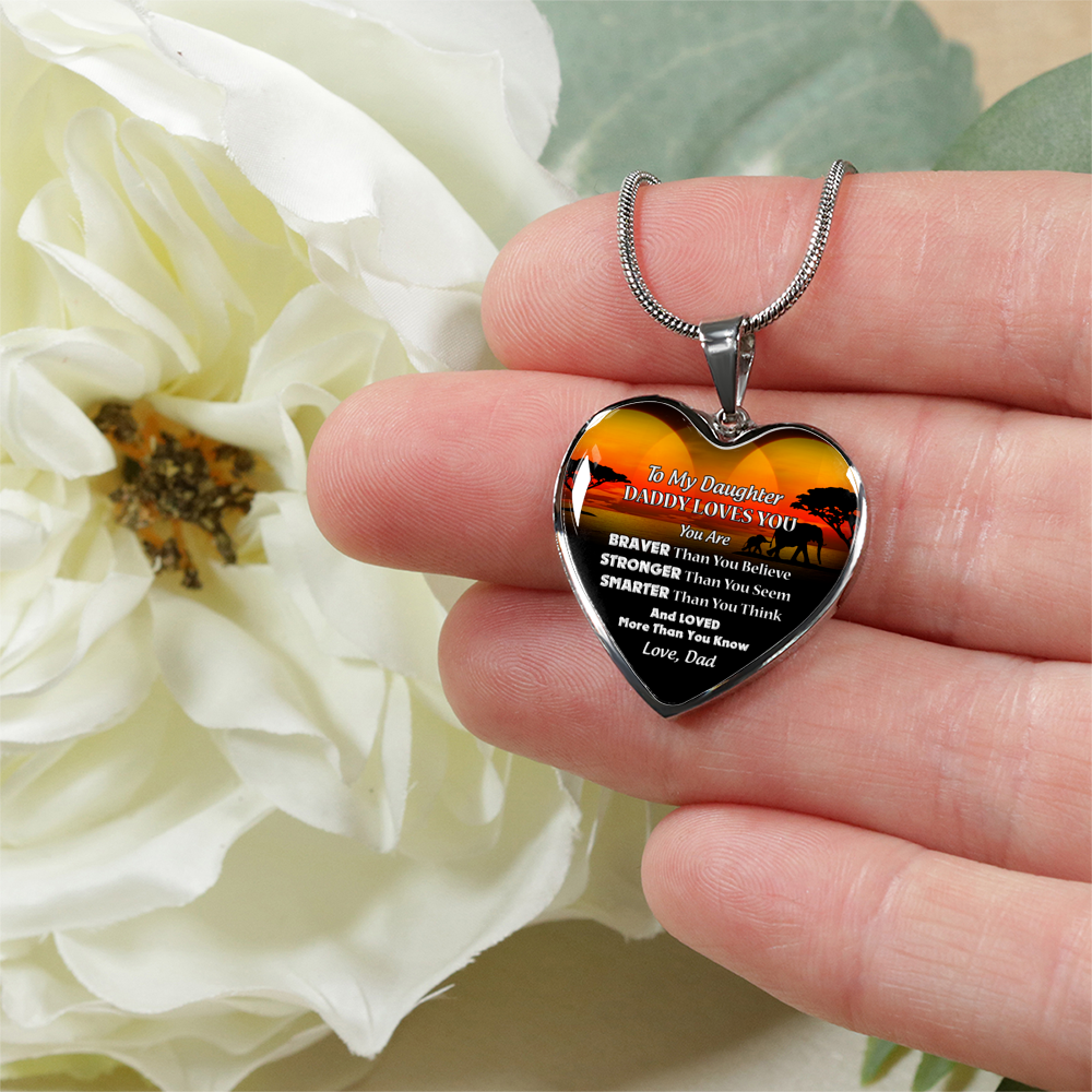 DAUGHTER FATHER - NECKLACE & BANGLE - SILVER VERSION