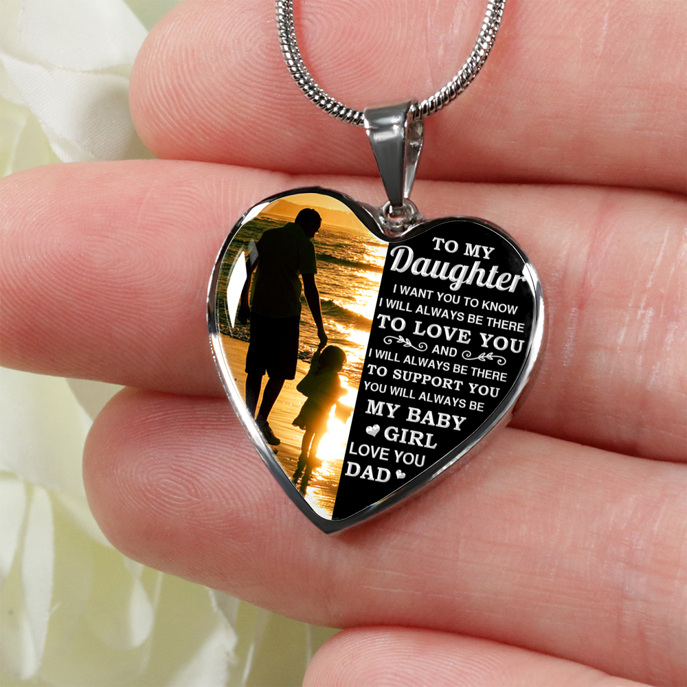 DAUGHTER DAD -  BABY GIRL (SILVER)