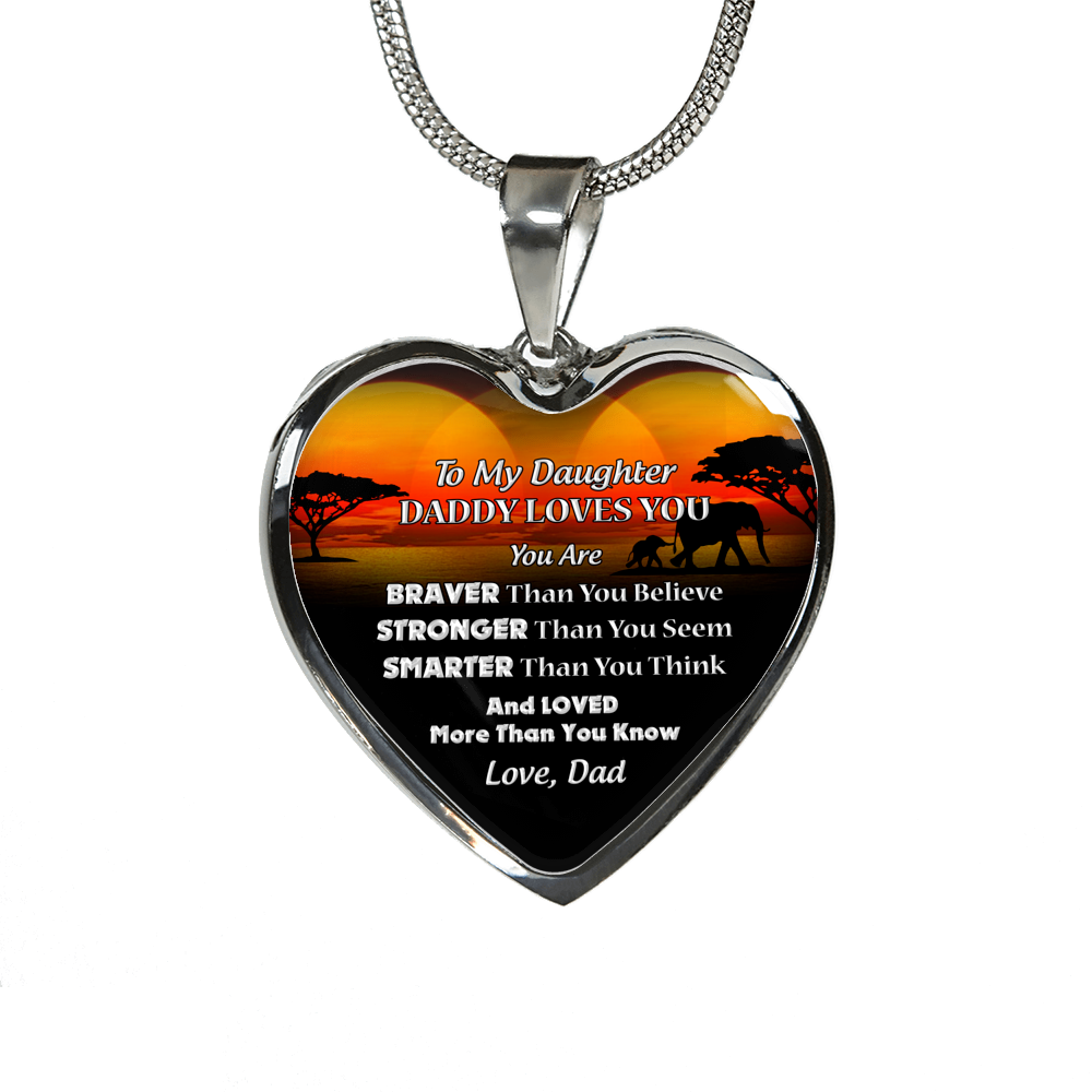 DAUGHTER FATHER - NECKLACE & BANGLE - SILVER VERSION