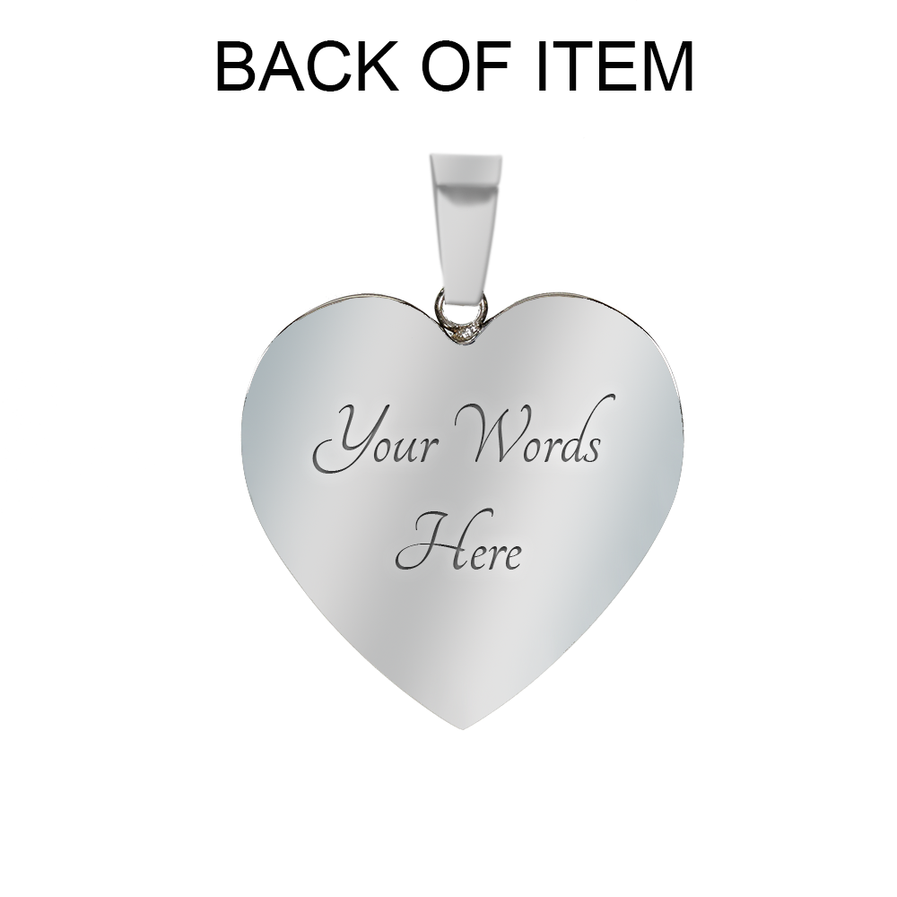 TO MY BEAUTIFUL DAUGHTER - SILVER VERSION - NECKLACE & BANGLE