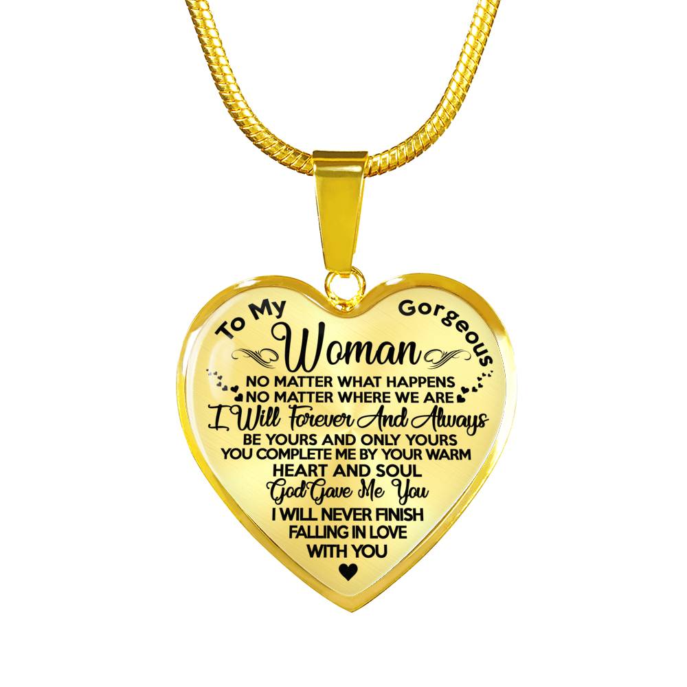 TO MY GORGEOUS WOMAN