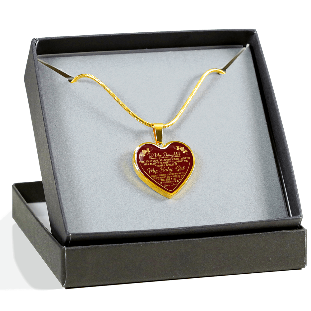 DAUGHTER DAD - GIFT (18K GOLD FINISH)