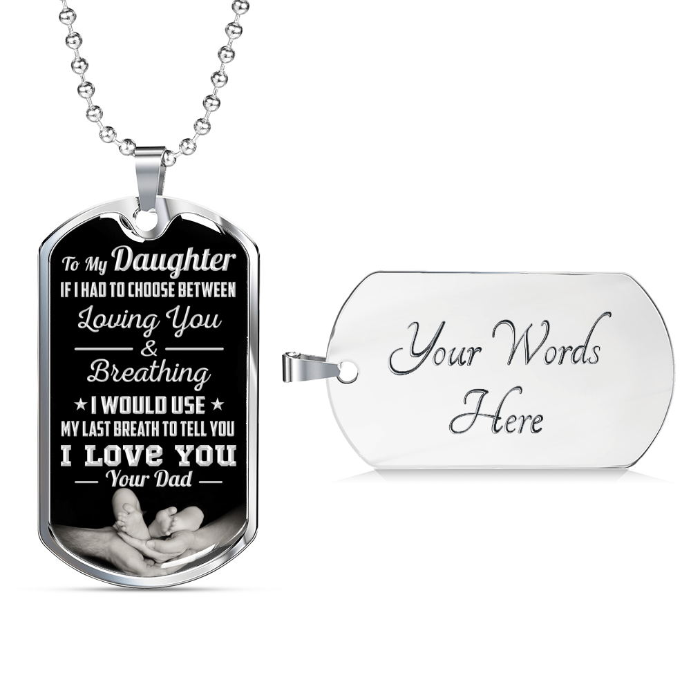 DAUGHTER DAD - LAST BREATH (SILVER)