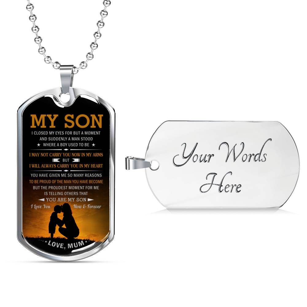 SON MUM - PROUD OF YOU