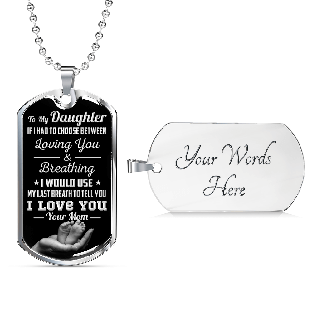 DAUGHTER MOM - LAST BREATH (SILVER)