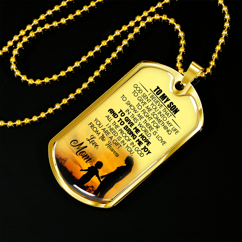 SON MOM - GIFT FROM HEAVEN (GOLD)