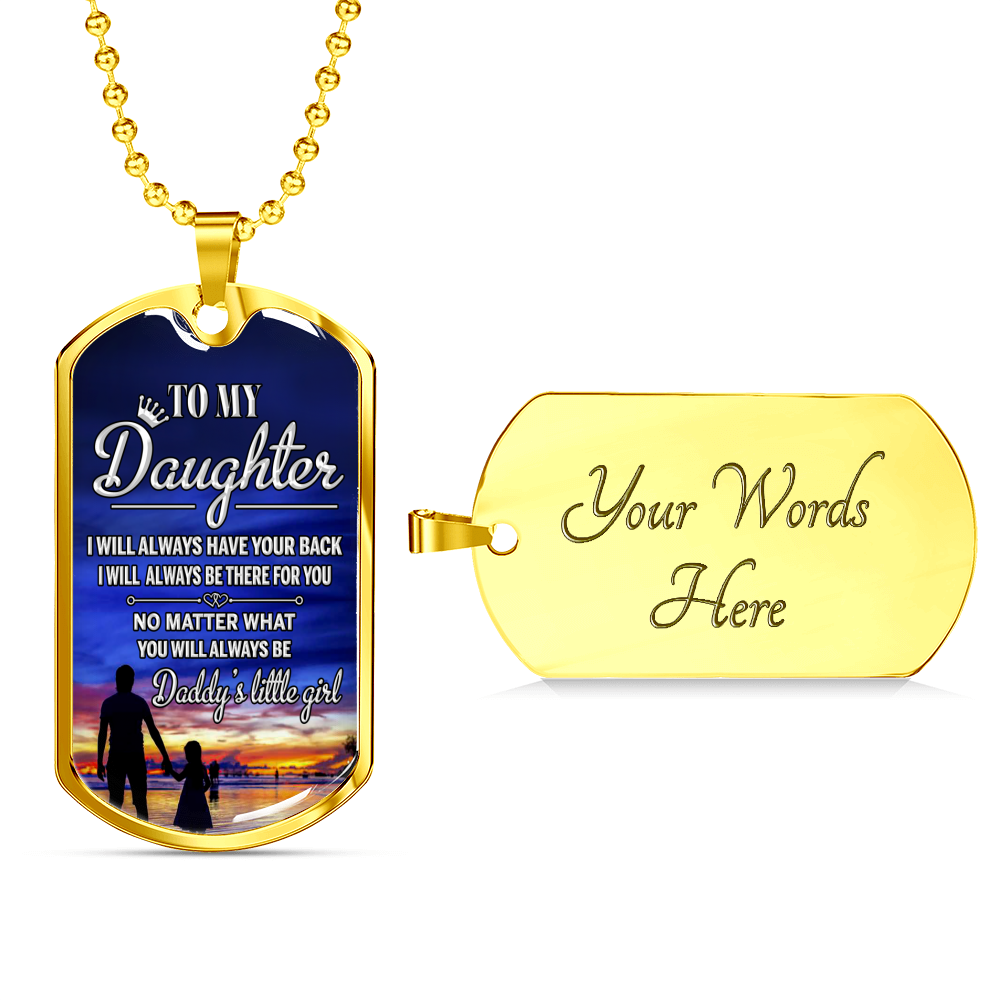DADDY'S LITTLE GIRL - DOG TAG