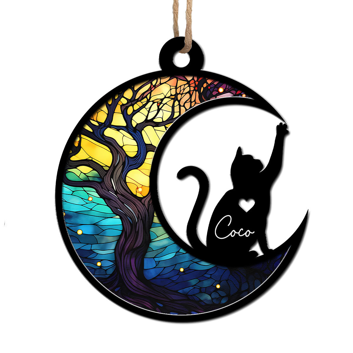 TEST API - Loss Of Cat - Personalized Custom Suncatcher