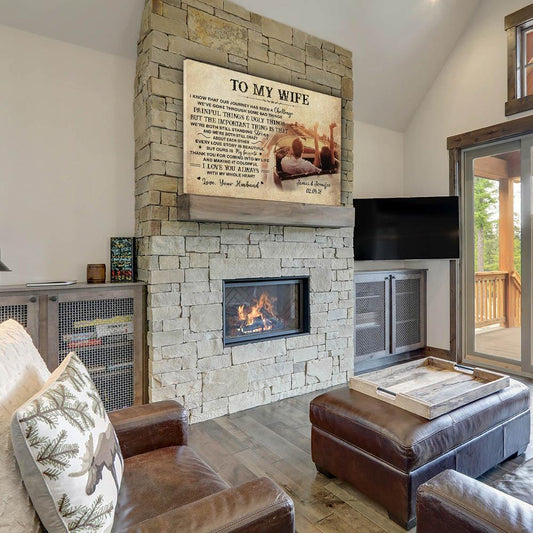 Our Journey Is My Favorite - Personalized Custom Name Canvas