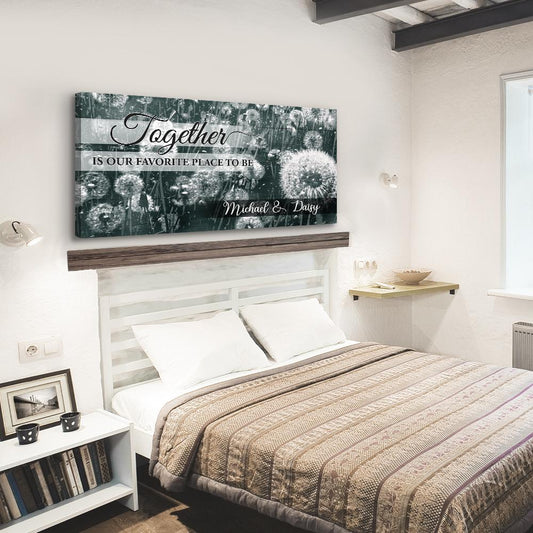 Favorite Place - Personalized Custom Name Canvas