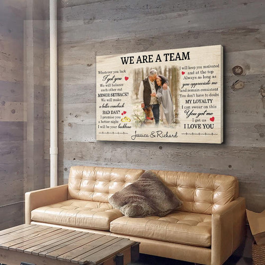 You Got Me, I Got Us - Personalized Custom Photo Canvas