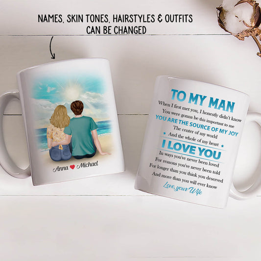 You Are The Whole Of My Heart - Personalized Custom Coffee Mug Gift