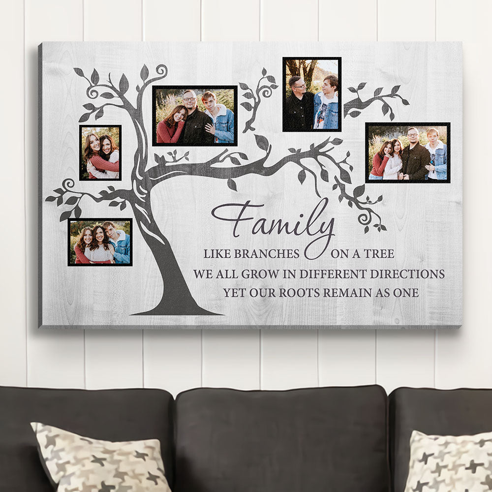 Branches On A tree - Personalized Custom Photo Canvas