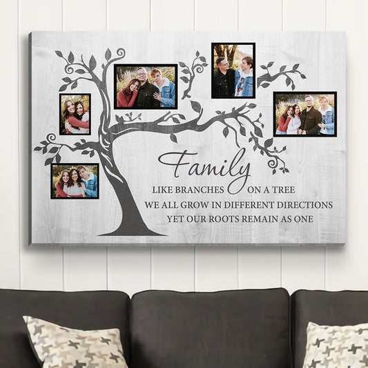 Branches On A tree - Personalized Custom Photo Canvas