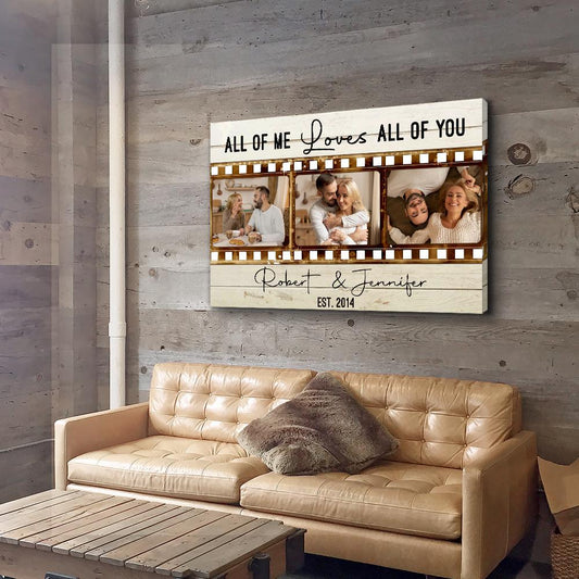 All of me - Personalized Custom Photo Canvas