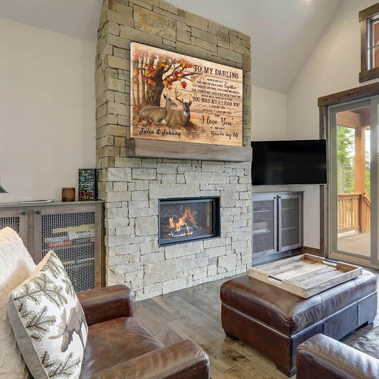 You're My Life - Personalized Custom Name Canvas