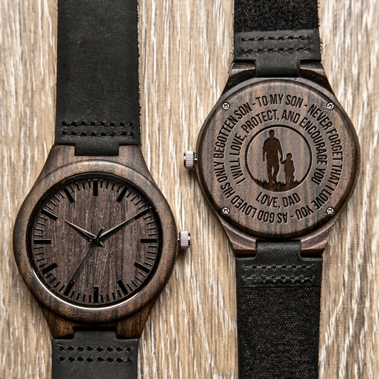 SON DAD - BEGOTTEN - WOOD WATCH