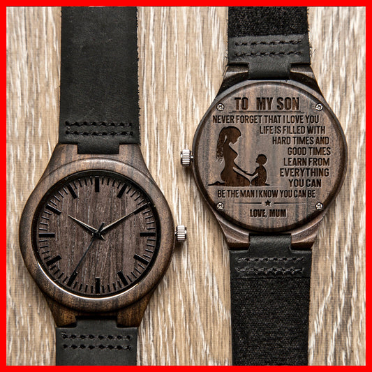 SON MUM - BE THE MAN - WOOD WATCH