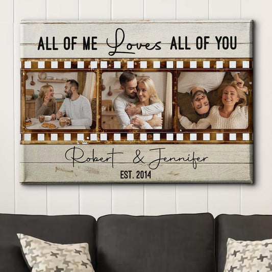 All of me - Personalized Custom Photo Canvas