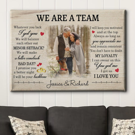 You Got Me, I Got Us - Personalized Custom Photo Canvas
