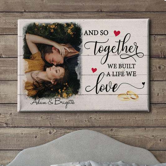 A Life We Love - Personalized Custom Photo Canvas