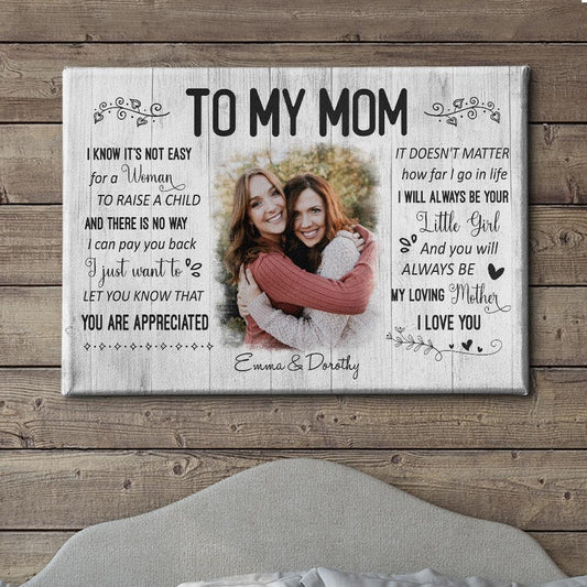 You Are Appreciated - Personalized Custom Photo Canvas