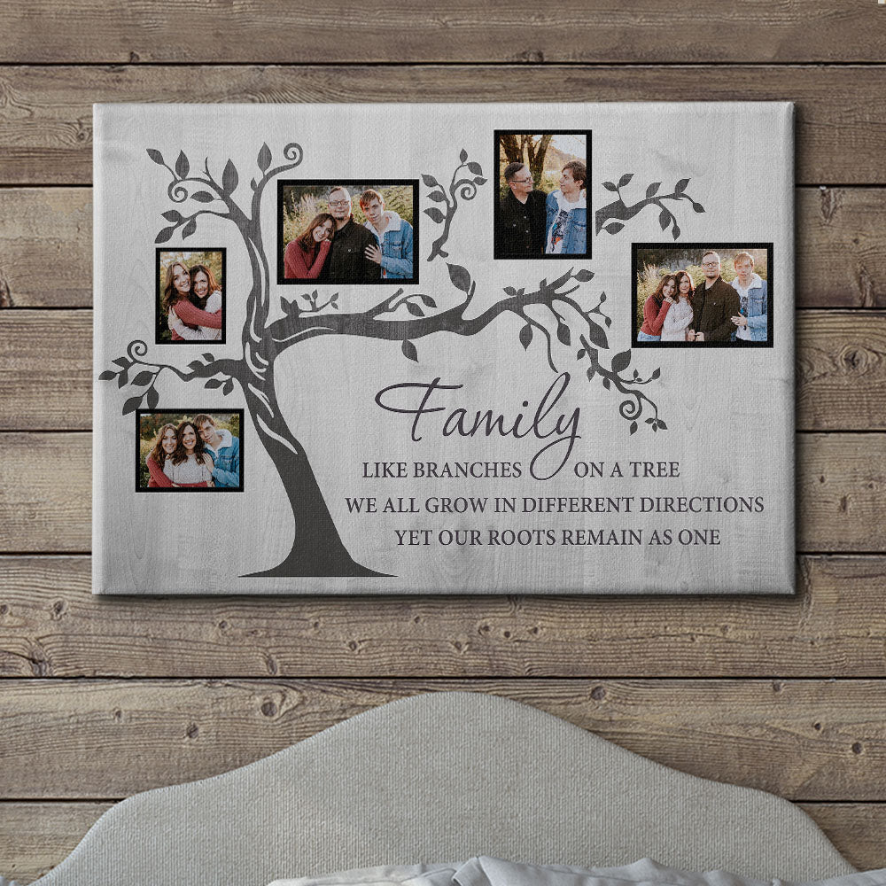 Branches On A tree - Personalized Custom Photo Canvas