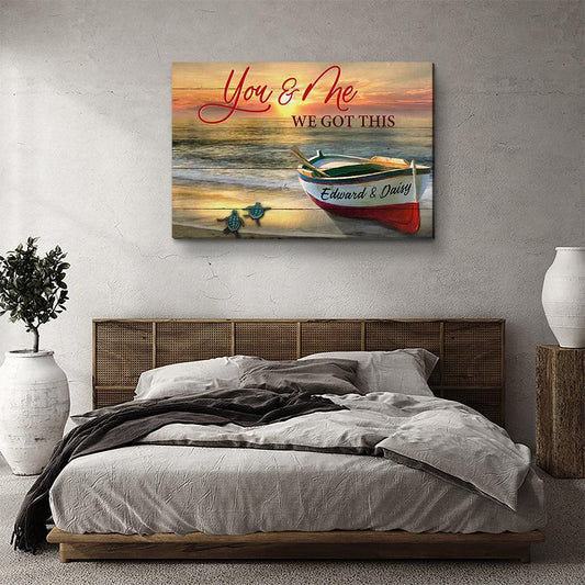 We Got This - Personalized Custom Name Canvas