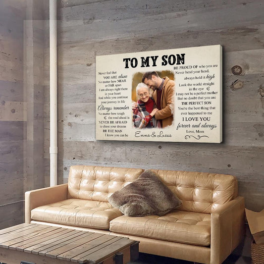 I'm Right There - Personalized Custom Photo Canvas