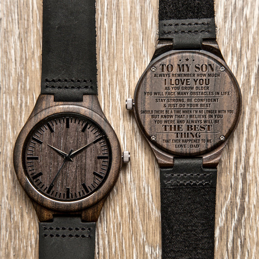 SON DAD - BEST THING - WOOD WATCH