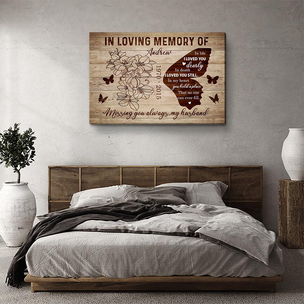 In Life I Love You Dearly - Personalized Custom Name Canvas