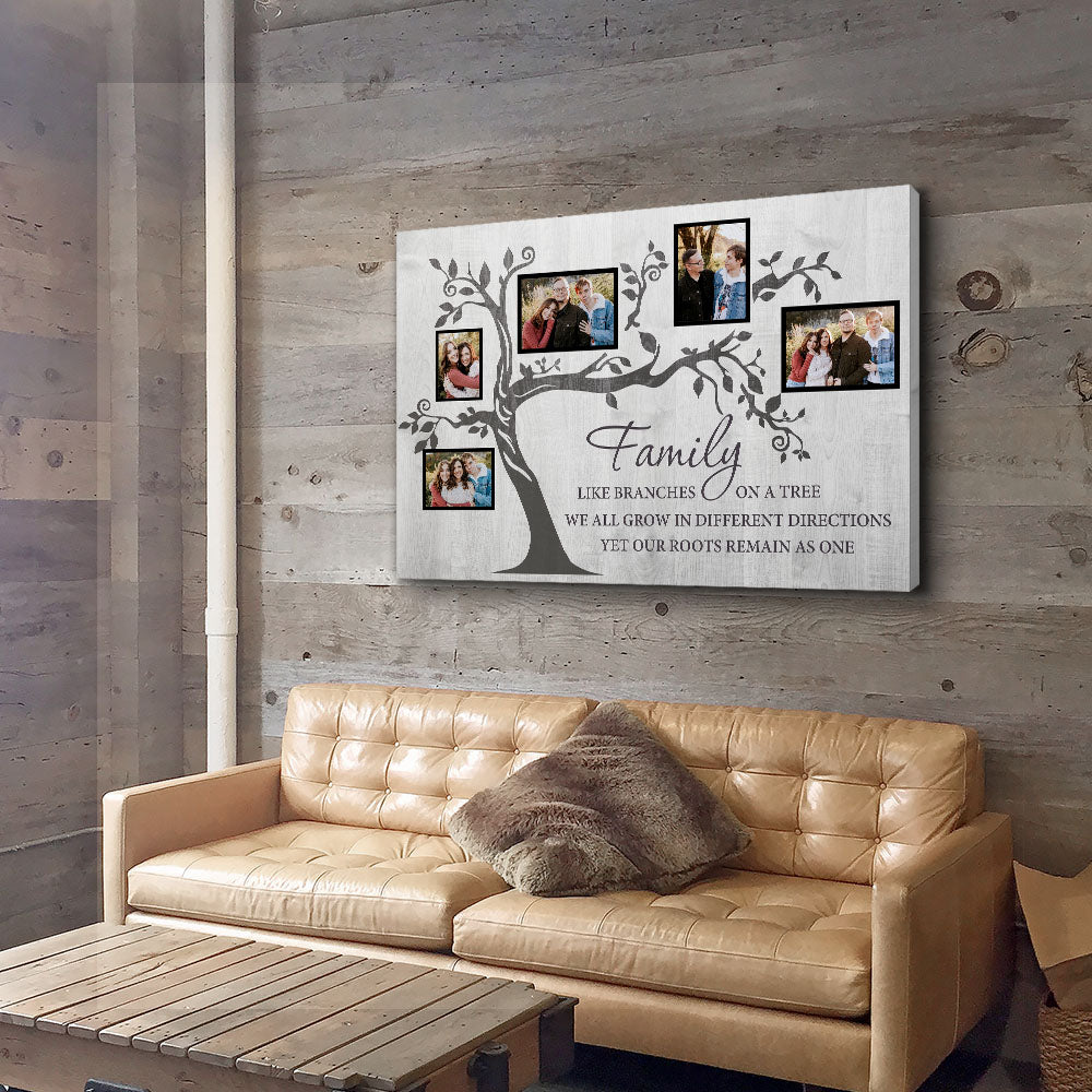 Branches On A tree - Personalized Custom Photo Canvas