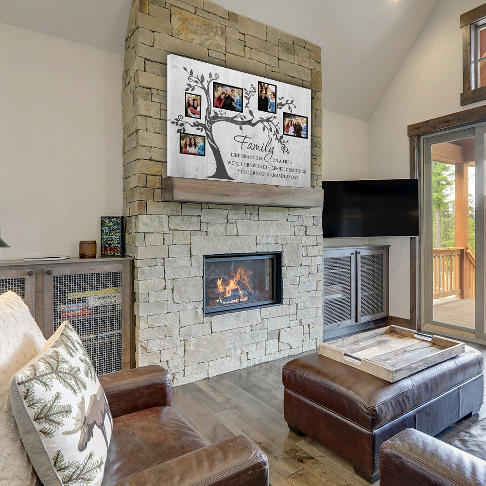 Branches On A tree - Personalized Custom Photo Canvas