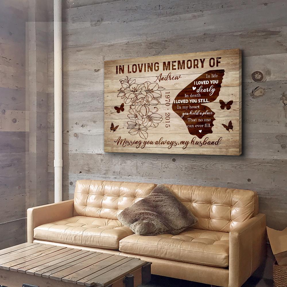 In Life I Love You Dearly - Personalized Custom Name Canvas