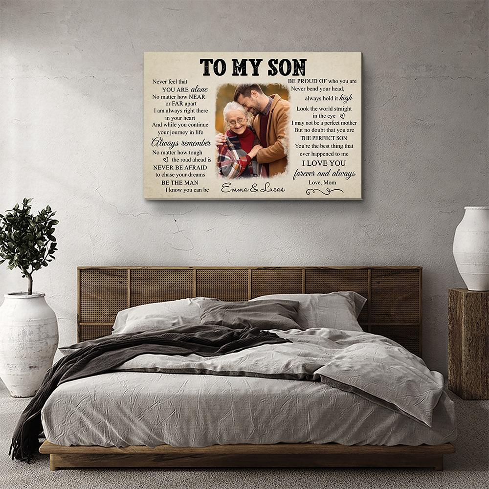 I'm Right There - Personalized Custom Photo Canvas