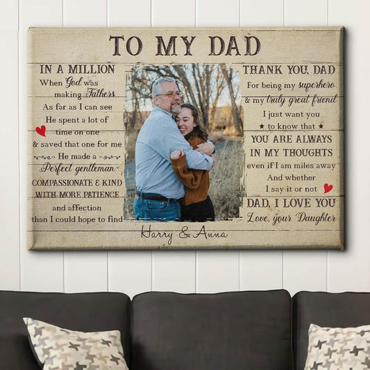 My Superhero 2 - Personalized Custom Photo Canvas