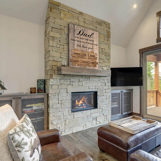 Hold Us Together - Personalized Custom Name Canvas