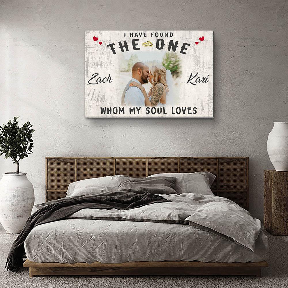 Whom My Soul Loves - Personalized Custom Photo Canvas