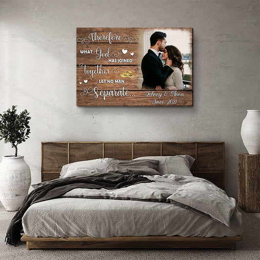 Man Not Separate - Personalized Custom Photo Canvas