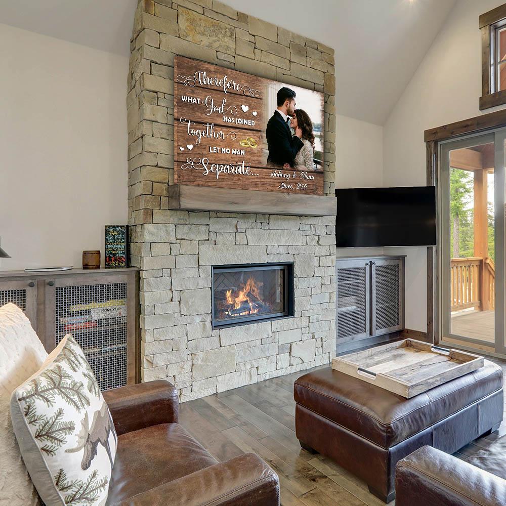 Man Not Separate - Personalized Custom Photo Canvas