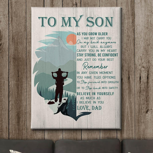 Carry You In My Heart  - Personalized Custom Name Canvas