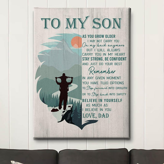 Carry You In My Heart  - Personalized Custom Name Canvas